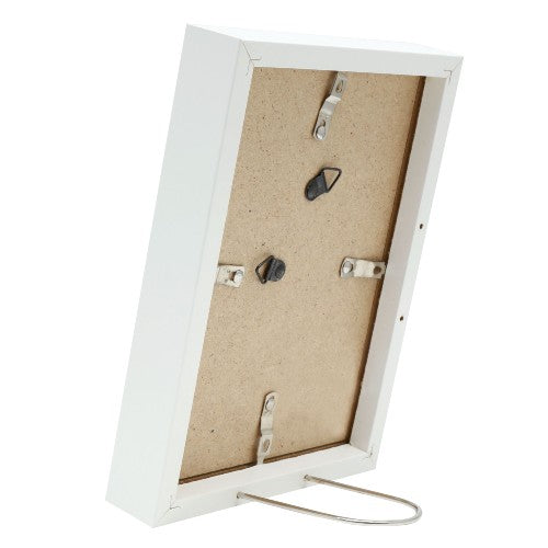 Deknudt white Photo Frame with white Passe-board 20x25