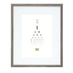 Deknudt Photo Frame in gray-tone Oak Colour with white Passe-board 18x24 S66KH3