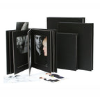 Deknudt Mount board album black with leather cover 15x20 A66DA2