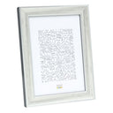 Deknudt Silver-colored wooden photo frame with dark gray shades 18x24 S40YOUR2