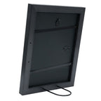 Deknudt Black photo frame with edge in silver 30x30 S41VK2