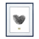 Deknudt Photo frame in blue with passe-board 13x18 S43AM6