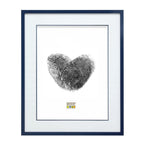 Deknudt Photo frame in blue with passe-board 13x18 S43AM6