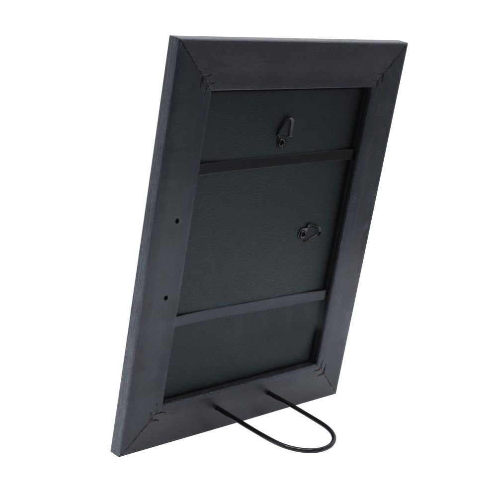 Deknudt Black photo frame with wood structure 15x20 S45MF2