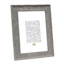 Deknudt Wooden frame in gray with wavy structure 18x24 S46HF7