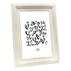 Deknudt Wide classic photo frame in white painted 13x18 S55DF1