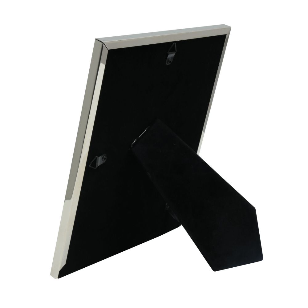 Deknudt Metal photo frame with shiny silver and an accent in matte silver 13x18 S57MJ1