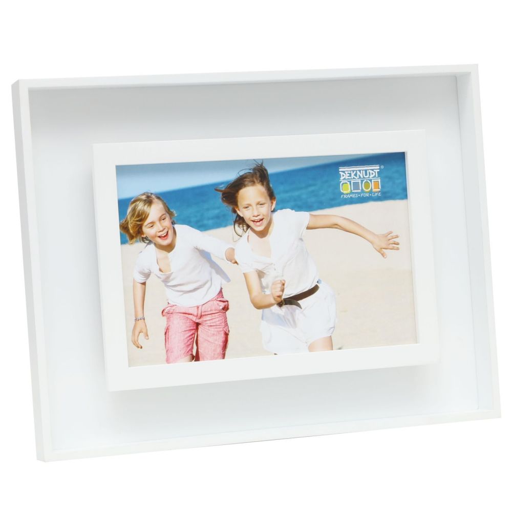 Deknudt Photo frame in white with depth perception 10x15 S68DK1