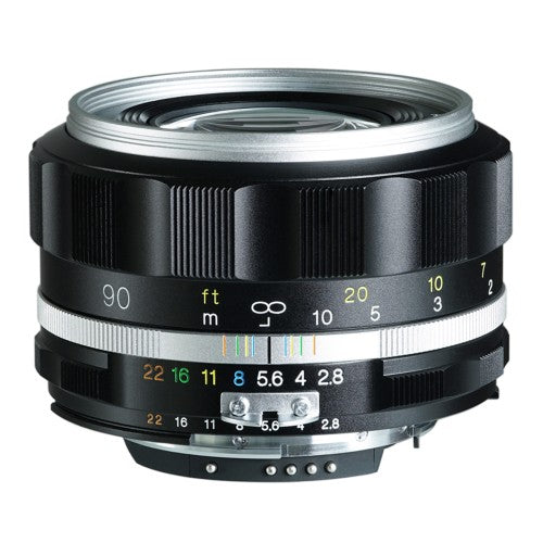 Voigtlander APO-Skopar 2.8/90mm SLII-S, Black/Silver, for Nikon AI-S