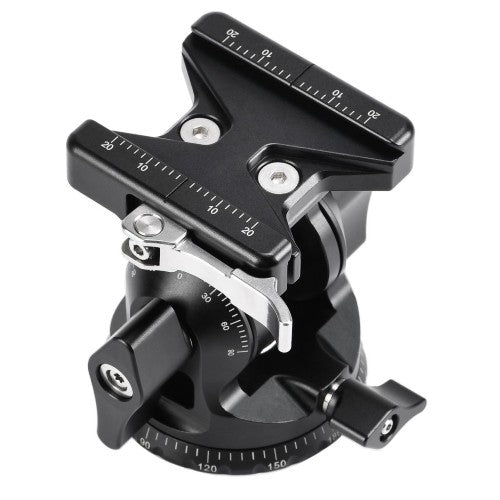 Sunwayfoto two-way head with clamp and QR plate DT-03