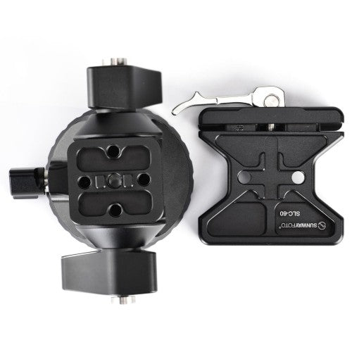 Sunwayfoto two-way head with clamp and QR plate DT-03
