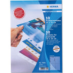 Herma Postcard covers 4x 10x15 10 pieces