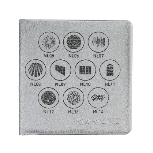 Nanlite FM mount Projection Attachment GOBO Set 1 (10pcs) (AS-GB-FMM-SET1)