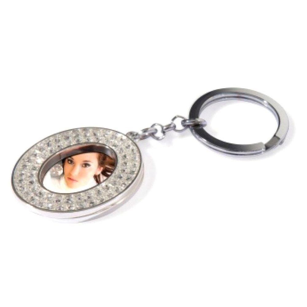 Erno key ring Glamor Diamond Oval