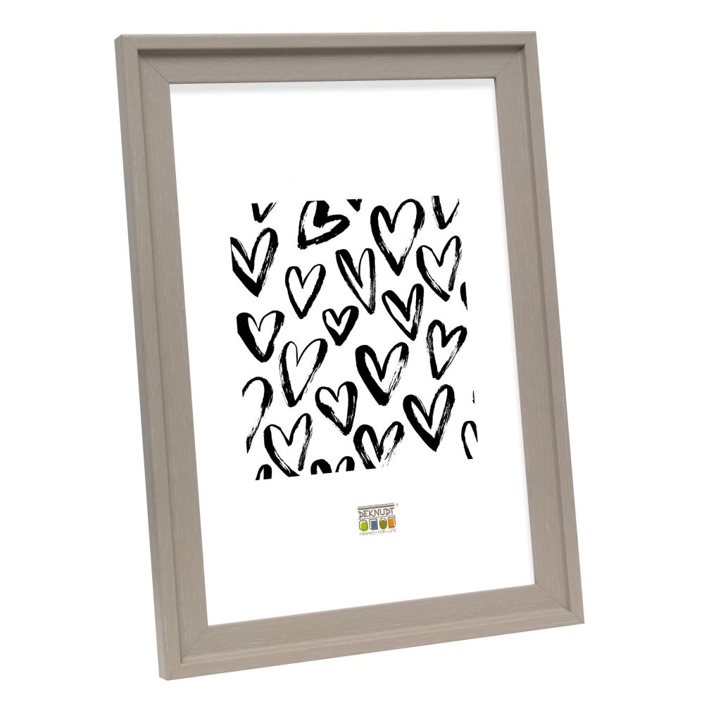 Deknudt Photo frame in beige painted look 30x30 S45EF3