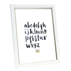Deknudt Frame in white painted look with matching piping 20x30 S46AF1