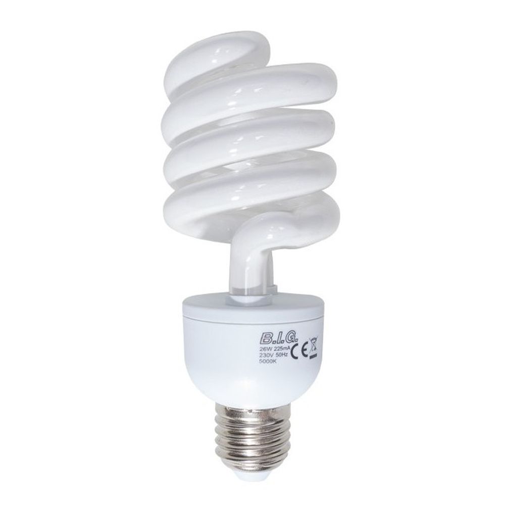 Helios spiral daylight lamp, 26 W/230V, E-27