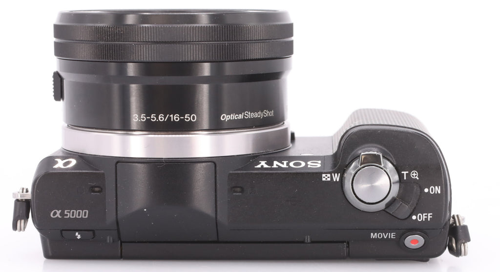 Sony A5000 body zwart + 16-50mm F/3.5-5.6 OSS zwart occasion
