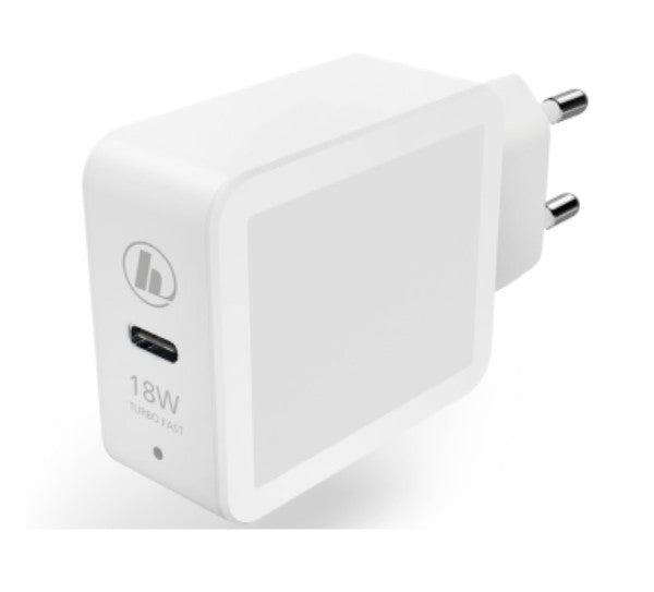 Hama Charger, Power Delivery (PD)/Qualcomm®, 18 W, white