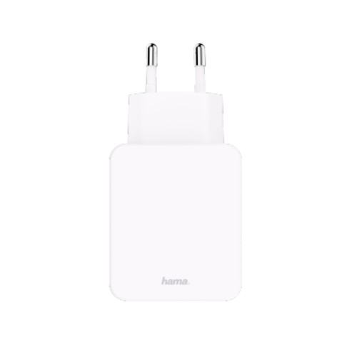 Hama Charger, Power Delivery (PD)/Qualcomm®, 18 W, white
