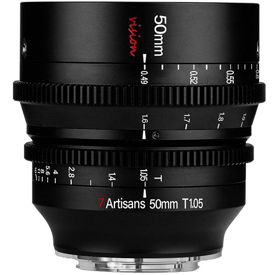 7artisans 50mm T1.05 M43 (Panasonic Olympus) Black