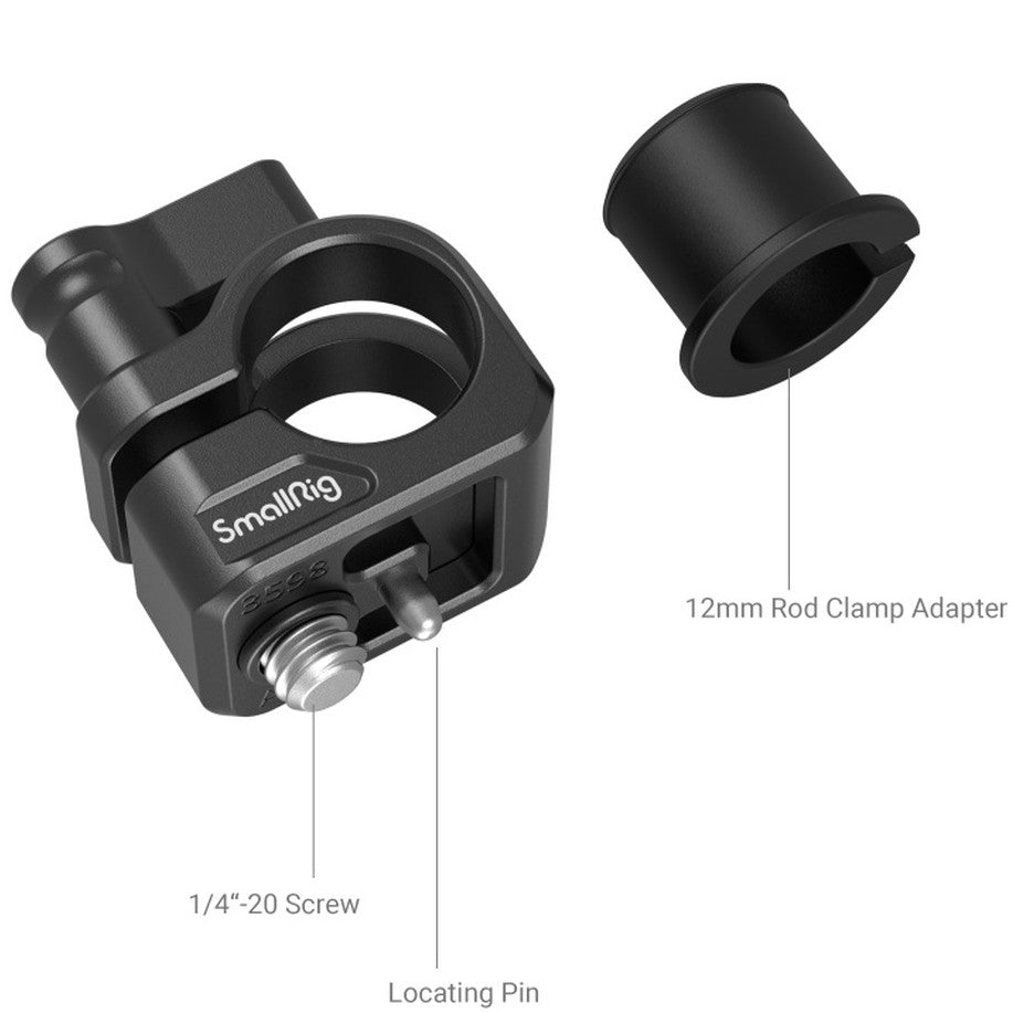 SmallRig 3598 12mm/15mm Single Rod Clamp for Panasonic GH6 Cage