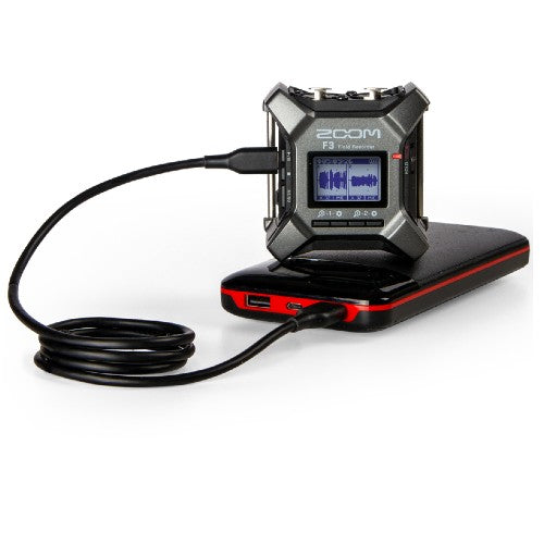 Zoom F3 MultiTrack Field Recorder for sound recording