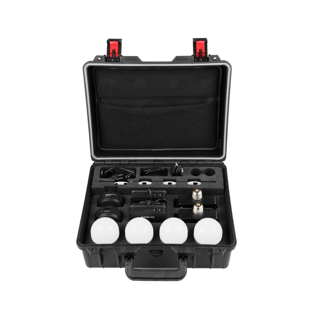 Nanlite PavoBulb 10C quad kit