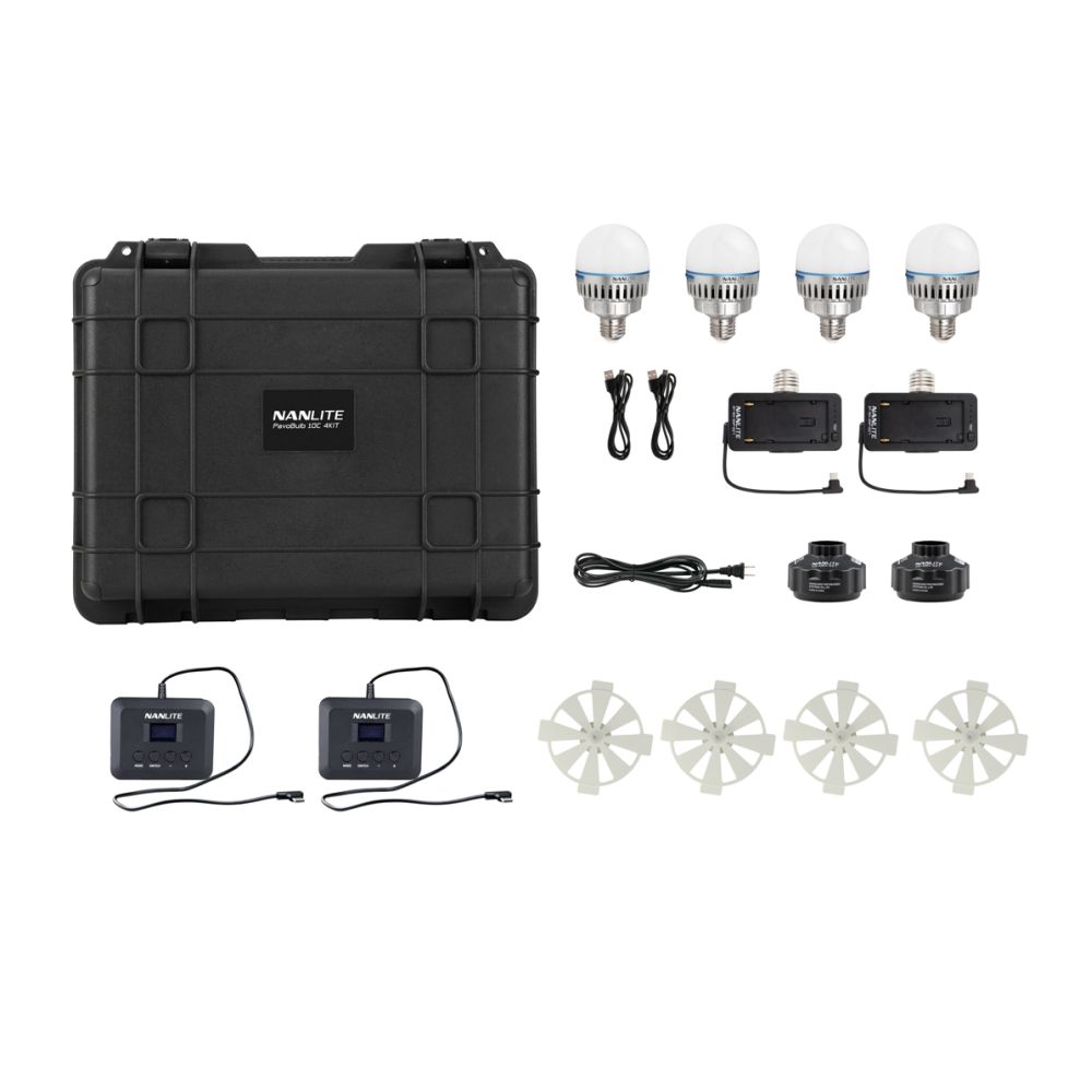 Nanlite PavoBulb 10C quad kit