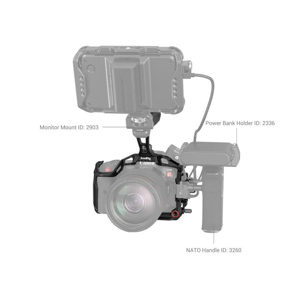 SmallRig 3891 “Black Mamba” Handheld Kit for Canon EOS R5 C
