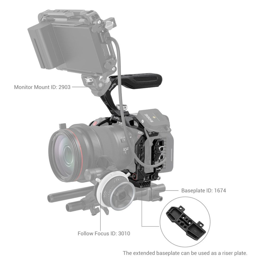 SmallRig 3891 “Black Mamba” Handheld Kit for Canon EOS R5 C