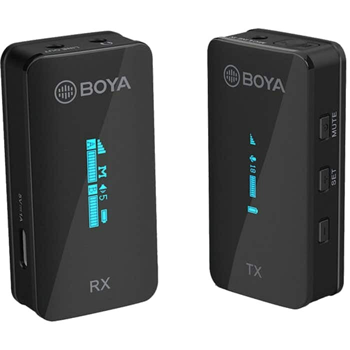 Boya Wireless Microphone 2.4 Ghz 1 Transmitter 1 Receiver