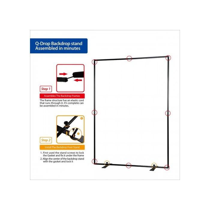 Phottix Collapsible Q-Drop Kit (1.52*2.26m)