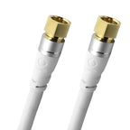 Oehlbach SL SAT Cable (F-PLUG) 1.0m White