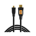 Tether Tools TetherPro HDMI Micro to HDMI 2.0, 1' (0.3m), Black