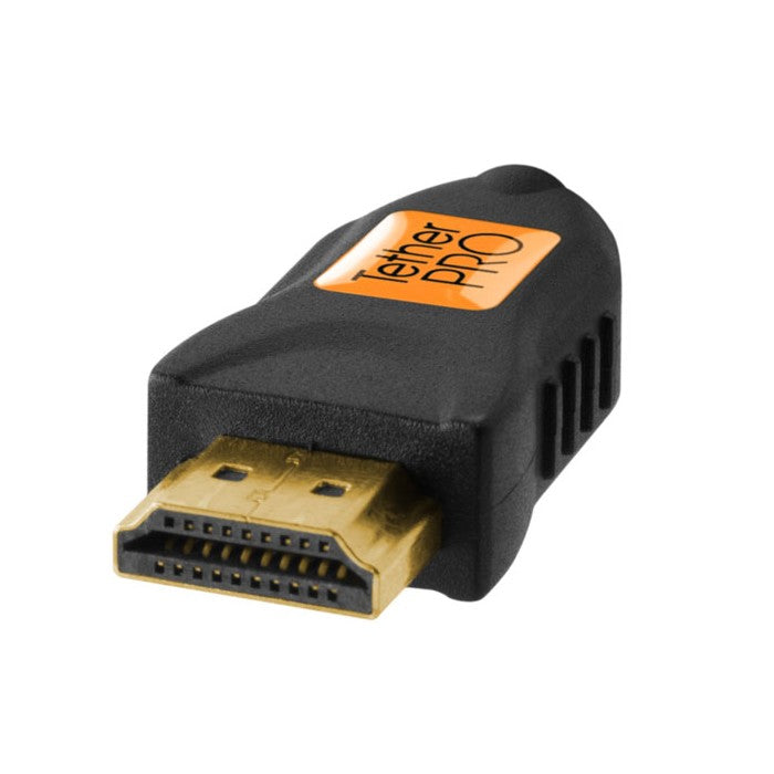 Tether Tools TetherPro HDMI Micro to HDMI 2.0, 15' (4.6m), Black