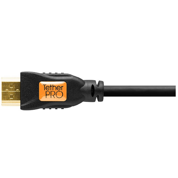 Tether Tools TetherPro HDMI Micro to HDMI 2.0, 15' (4.6m), Black