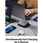Ugreen 40914 GaN 200W Desktop Charger (6 port)