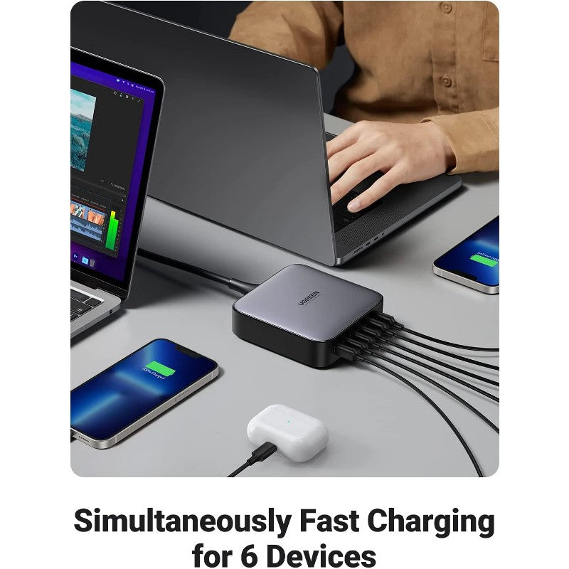 Ugreen 40914 GaN 200W Desktop Charger (6 port)
