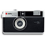 AgfaPhoto Reusable Half Frame Photo Camera, Black, Analog