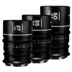 Laowa Nanomorph S35 Bundle (27,35,50mm) (Silver) (Cine) Sony E