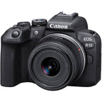Canon EOS R10 body and Canon RF-S 18-45mm f/4.5-6.3 IS STM