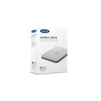 LaCie Mobile Drive 2TB v2 USB-C Moon Silver w/Rescue
