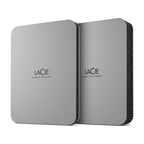 LaCie Mobile Drive 5TB v2 USB-C Moon Silver w/Rescue