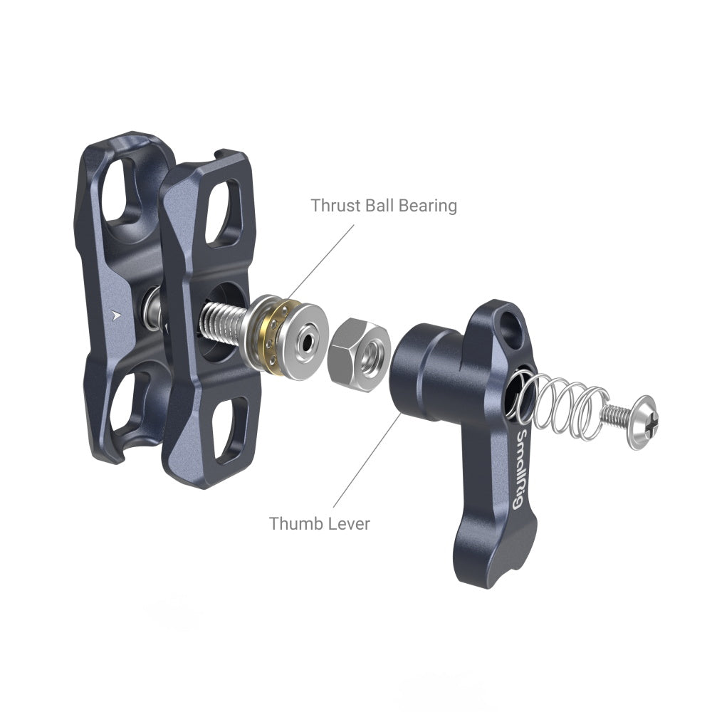 SmallRig Magic Arm with Dual Ball Heads (1/4”-20 Screw and ARRI Locating Screw) 3874