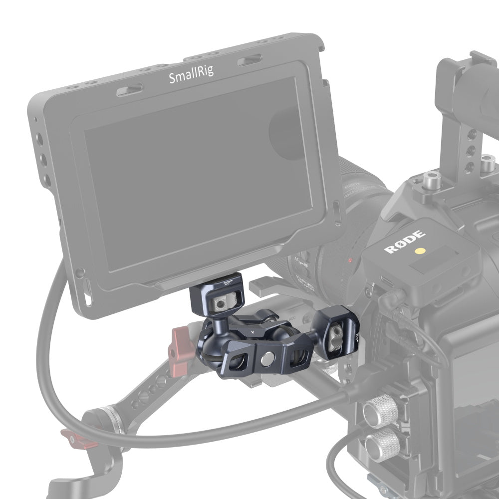 SmallRig Magic Arm with Dual Ball Heads (1/4”-20 Screw and ARRI Locating Screw) 3874