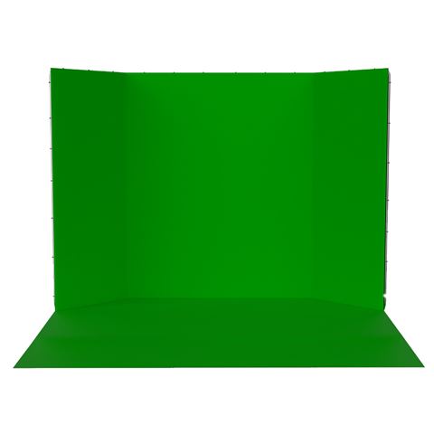 StudioKing Panoramic Background Green Screen FSF-240400PT 240x400cm