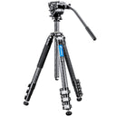 Leofoto Manba LV-323C + fluid head BV-10