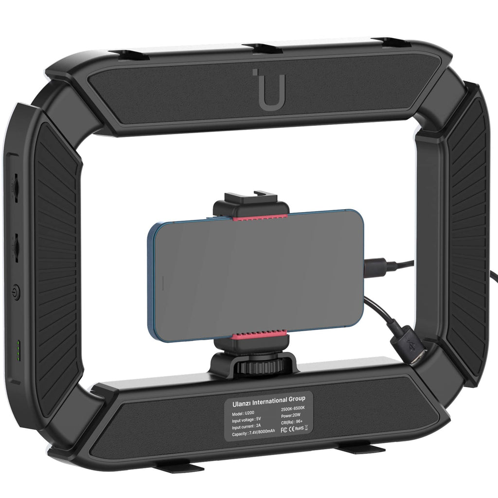 Ulanzi U200 Ring Lamp Video rig + 8000MAh Power Bank
