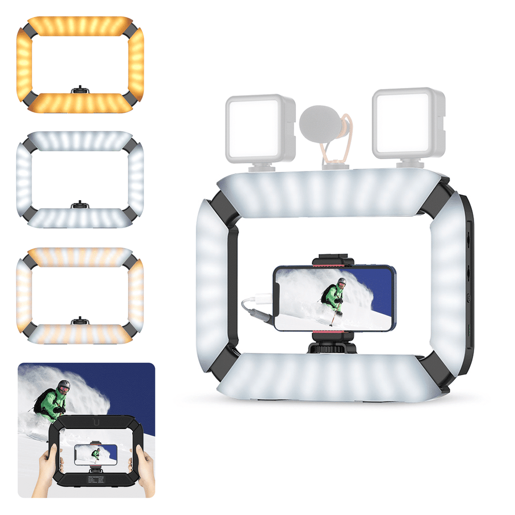 Ulanzi U200 Ring Lamp Video rig + 8000MAh Power Bank